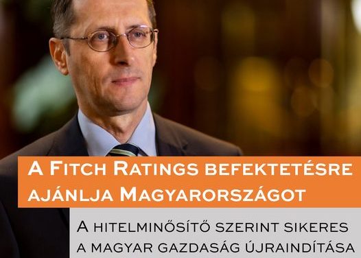 Varga: jó hír a Fitch Ratings-től hétvégére