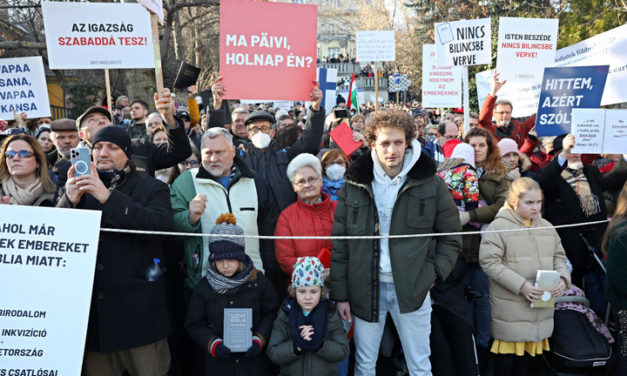 Nem csak konzervatívok tüntettek tegnap Budapesten a finn Päivi mellett