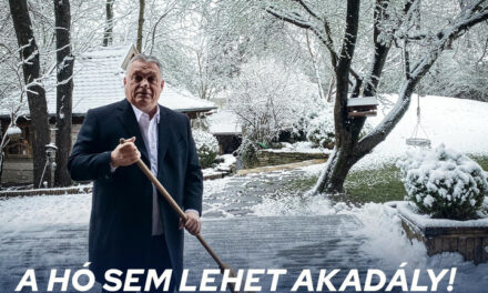 Orbán Viktor: A hó sem lehet akadály. Söpörjük le őket!