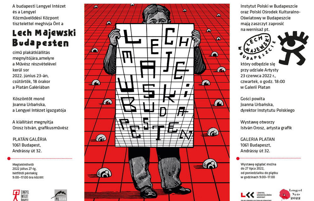 Meghívó Lech Majewski kortárs lengyel művész kiállítására