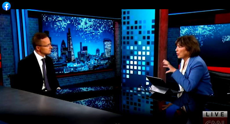 A CNN újra próbálkozott Szijjártóval – videó
