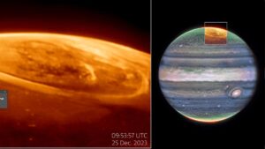 Lenyűgöző új képek James Webb teleszkópjától, hogy feloldják a Jupiter izzó aurora rejtélyeit