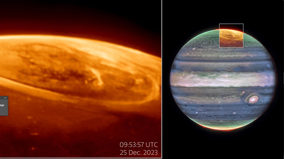 Lenyűgöző új képek James Webb teleszkópjától, hogy feloldják a Jupiter izzó aurora rejtélyeit