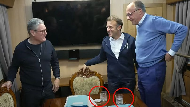 A vita közepén lévő szövet és keverő