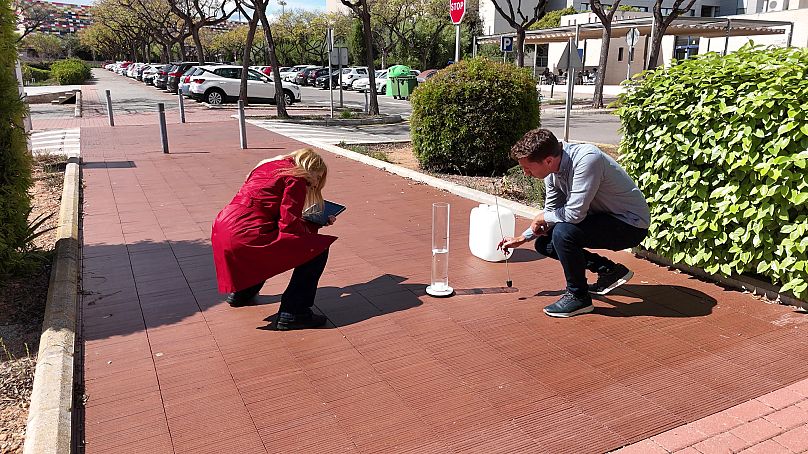 Víz beszivárgásos teszt, Castellón