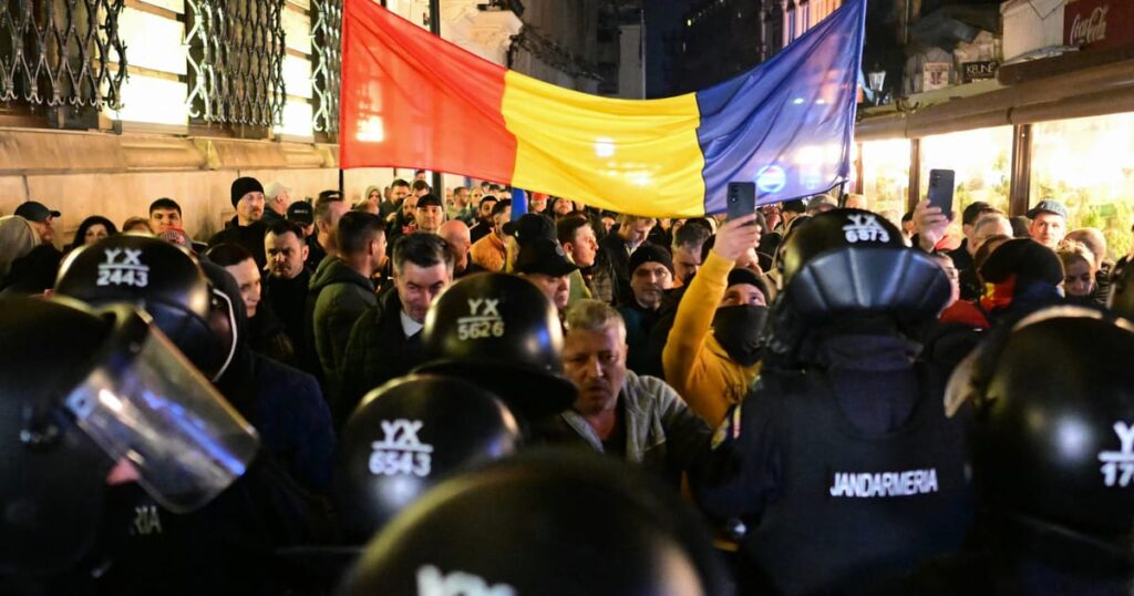 A zsoldos főnök felszólítja Romániát, hogy „forraljon fel”, miután a szélsőjobboldali első helyezett blokkolt a versenytől