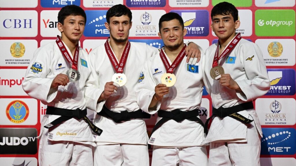 Az otthoni hősök ragyogóan ragyognak a Qazaqstan Barysy Grand Slam 1. napján