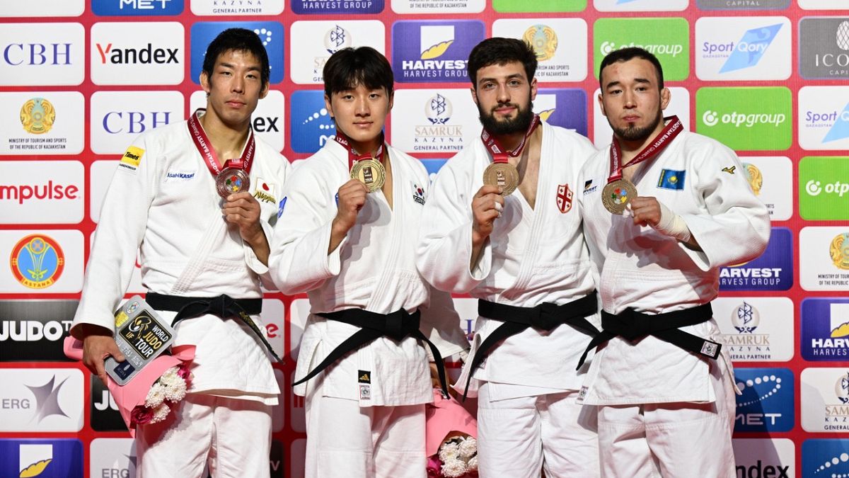 Judo Grand Slam: Arany rohanás négy nemzet számára a 2. napon az Astanában