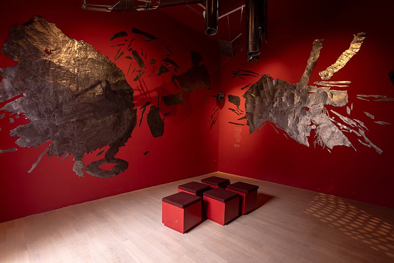 Nagy -Britannia pavilonja címe "GBR - A Britannic javítás geológiája"