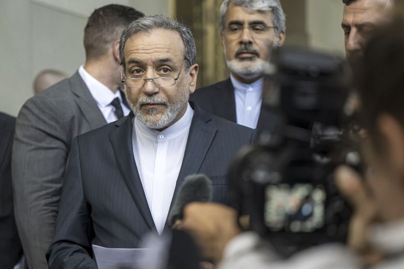 Iránok außenminister Abbas Araghchi a Genf -ben