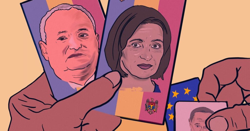 EU és Oroszország a szavazáson Moldova egzisztenciális választásain