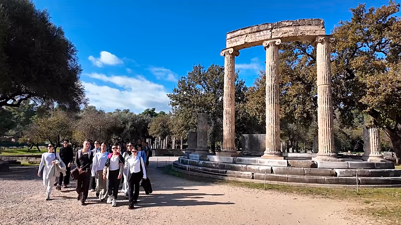 A papnők Olümpia régészeti lelőhelyén