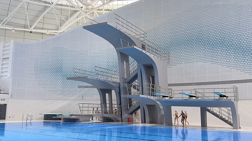 Új vízi sportkomplexum az olimpiai városban