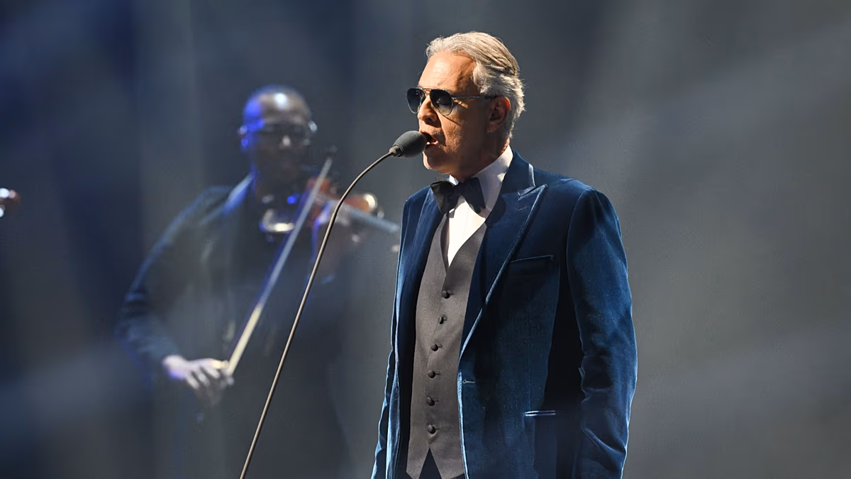 Andrea Bocelli olasz tenor szerepel a 2026-os téli olimpia megnyitóján