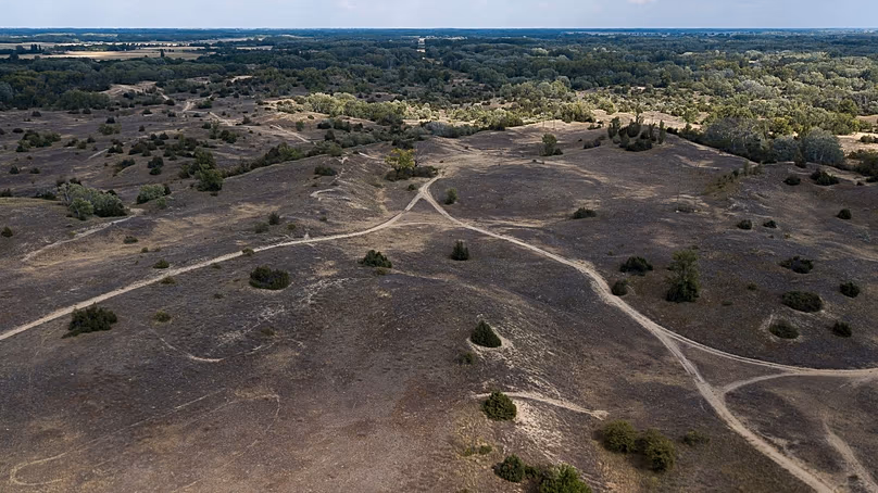 Homokos dombok láthatók a Kiskunsági régióban, 2025. július 30. 