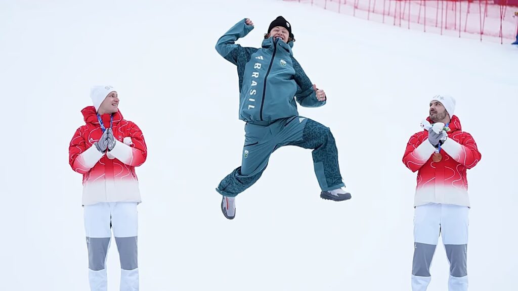 Lucas Pinheiro Braathen történelmet ír Brazíliában, miután óriás-műlesiklás aranyat nyert Milano Cortinában