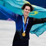 Mihail Saidorov történelmi műkorcsolya olimpiai aranyat nyert Kazahsztánnak a Milano Cortina játékokon
