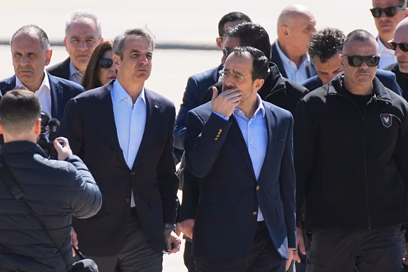 Kyriakos Mitsotakis és Nikos Christodoulides