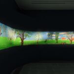 „Egy év Normandiában”: David Hockney elsöprő, 70 méter hosszú műalkotását mutatták be a londoni kiállításon