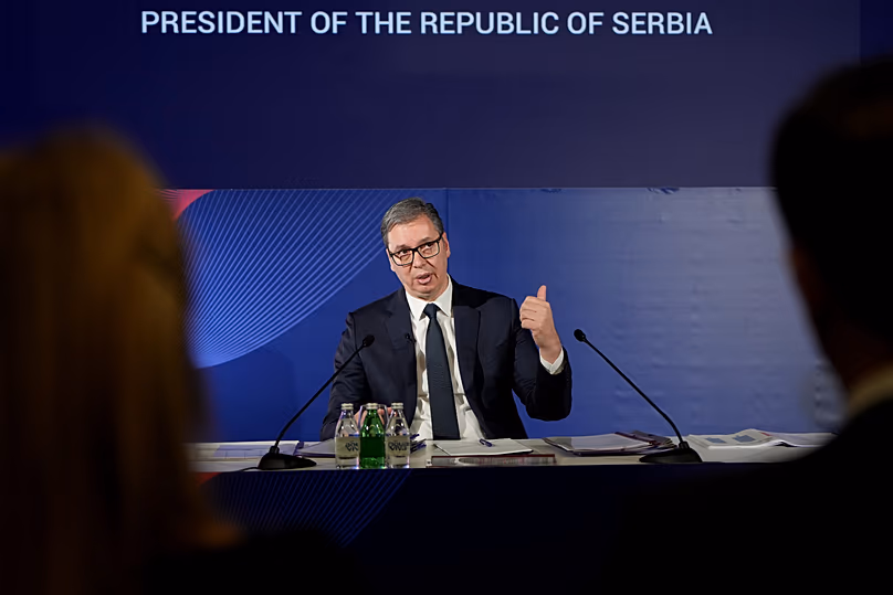 Aleksandar Vučić szerb elnök