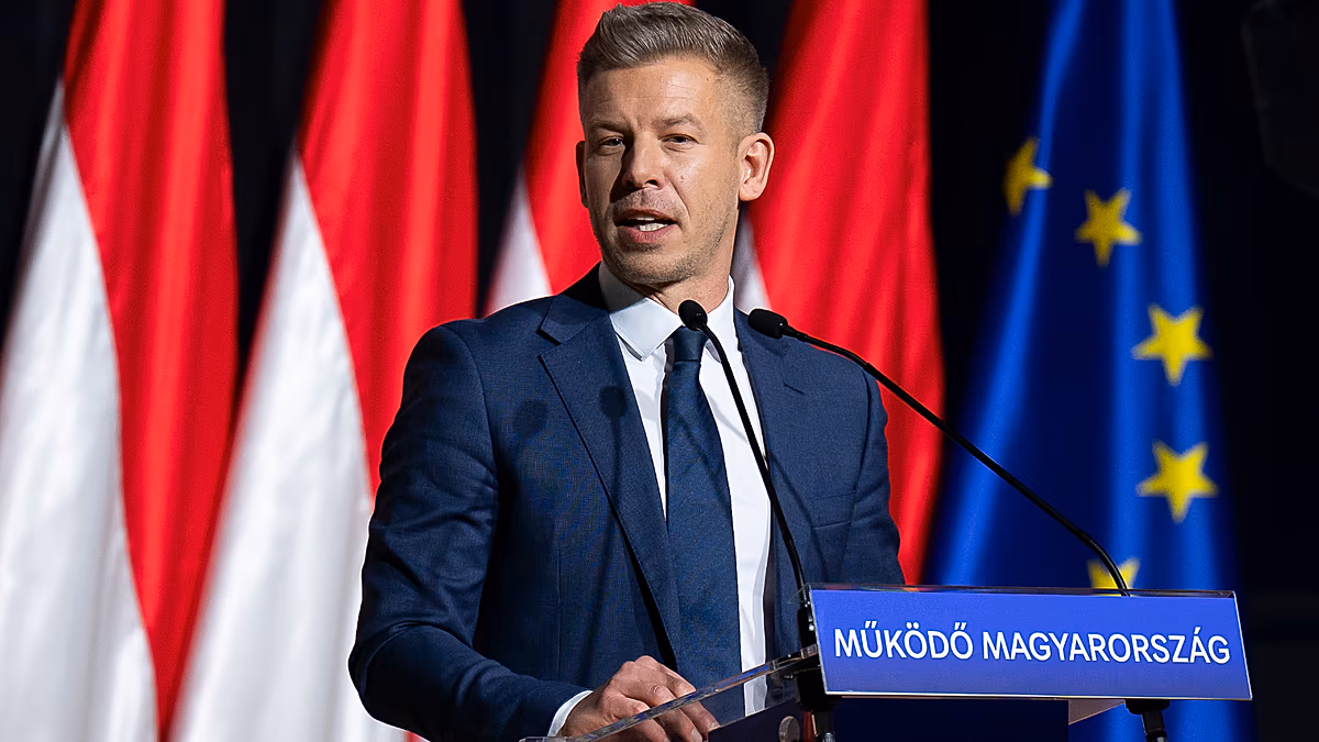 Magyar Péter ellenzéki vezető felszólítja Oroszországot, hogy tartózkodjon a választási beavatkozástól