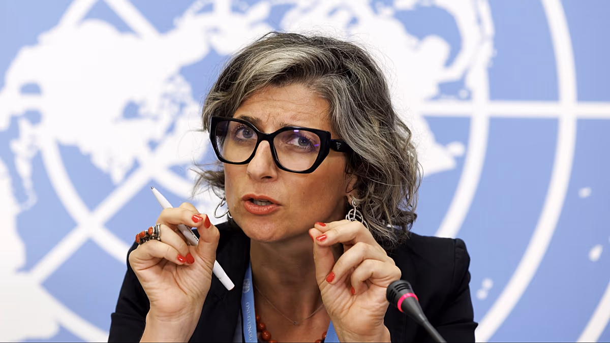 Valóban az ENSZ tagja, Francesca Albanese Izraelt „az emberiség ellenségének” nevezte?