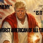 A hírességek felszólalnak Donald Trump mesterséges intelligencia-képe ellen, amely Jézusként ábrázolja magát