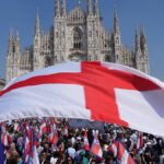 Az Europe's Patriots Milánóban a bevándorlás ellen tüntet, míg Salvini támogatja az orosz olajat