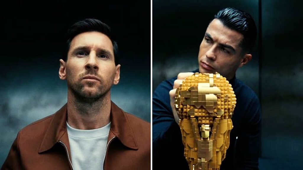 A GOAT-ok újra egyesülnek: Ronaldo és Messi ismét egyesítik erőiket a LEGO világbajnokság vírusos kampányához