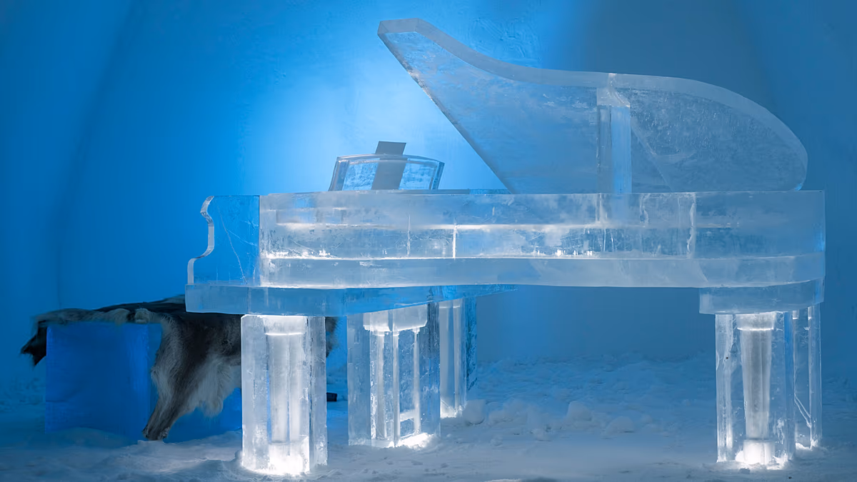 Aludnál a jégen? Bent a téli szállodákban, amelyek minden tavasszal elolvadnak