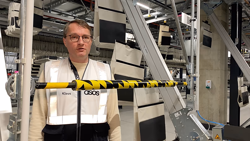Klaus Lichtenfeld, az ASOS EU logisztikai részlegének vezetője