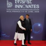 Macron és Modi Franciaországban találkozik az indiai technológiai bemutatón