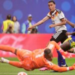 Németország 7-1-re nyer, miután Curaçao megszerezte első labdarúgó-világbajnoki gólját