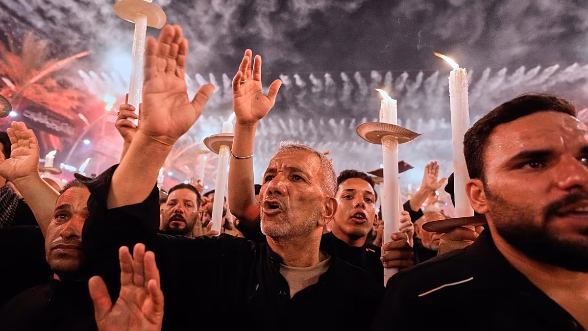 Irak: A karbalai Ashoura síita zarándokok ezreit vonzza rituálékra